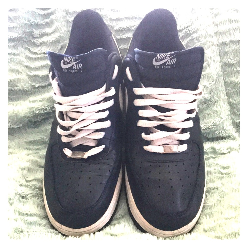 GUC Nike Air Force 1 NAVY BLUE- so sharp! size 14